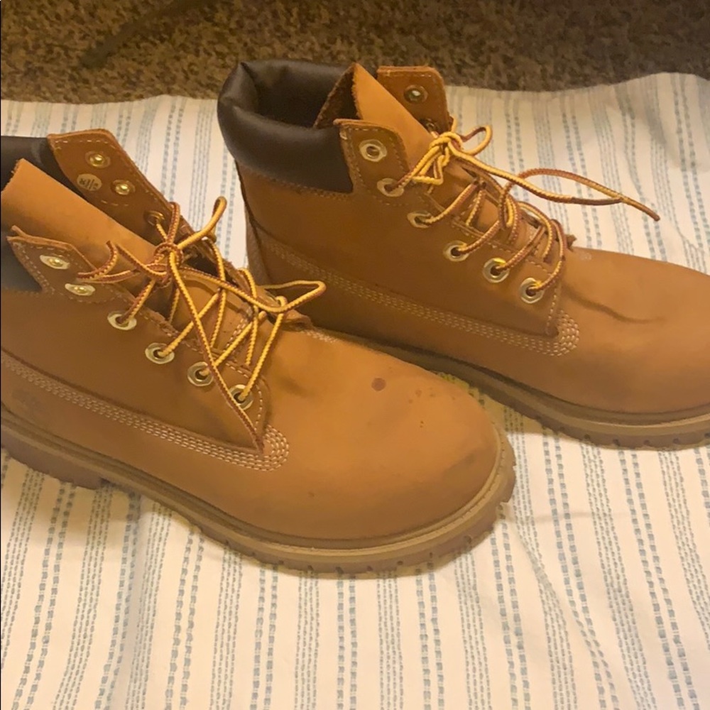 Timberland boots light brown suede 5.5 men’s